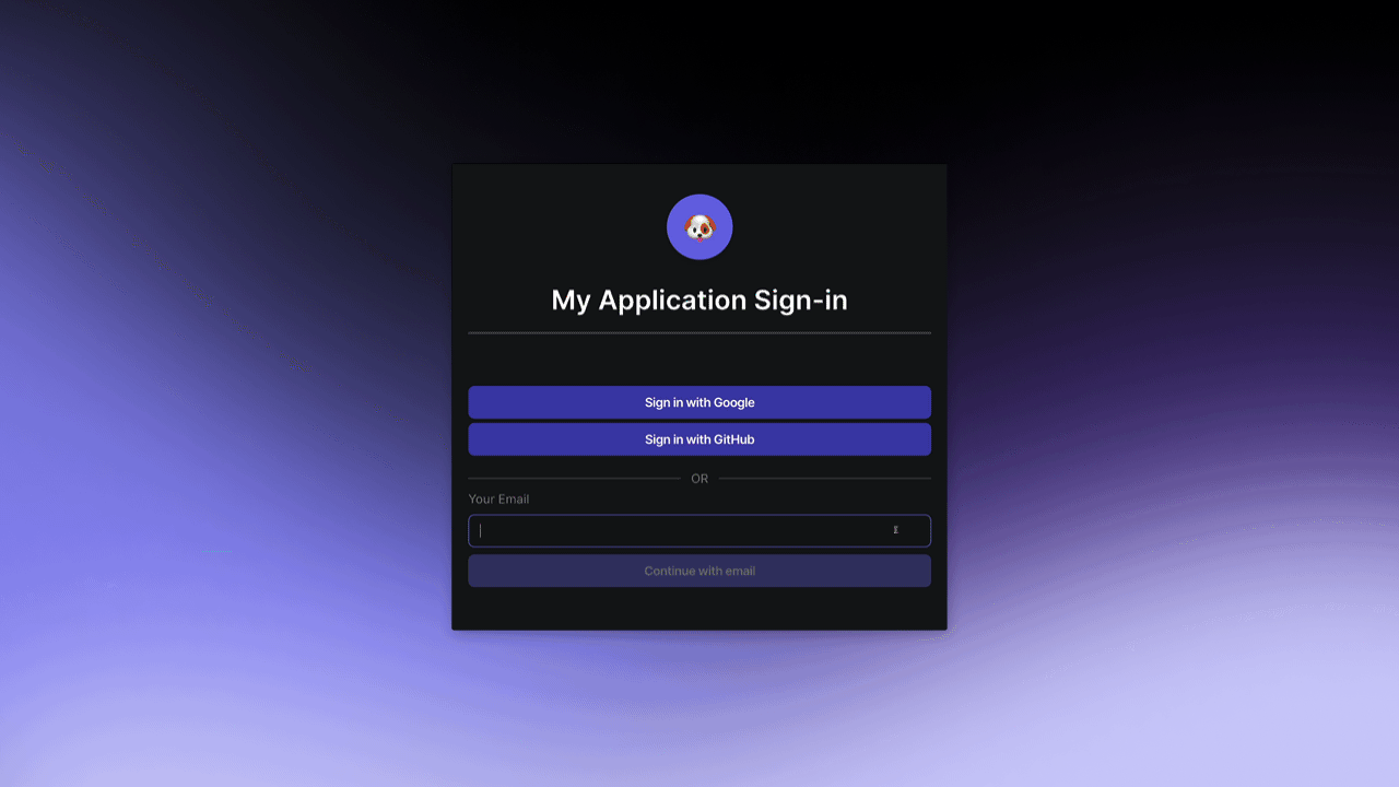 Sign-in with your existing identity provider or use MyDataNinja's one-time PIN system.